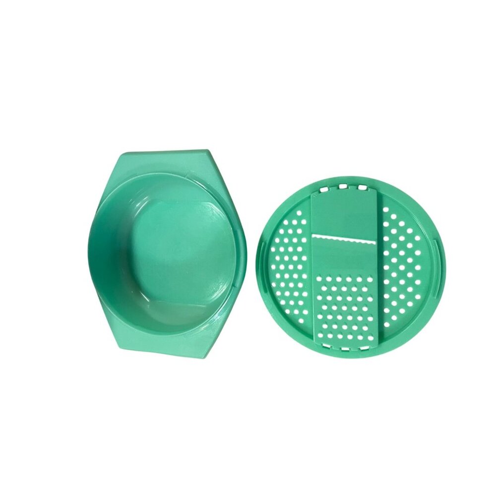 Vintage Tupperware Jadeite Cheese Grater 786-8 787-6 Used - Picture 5 of 16